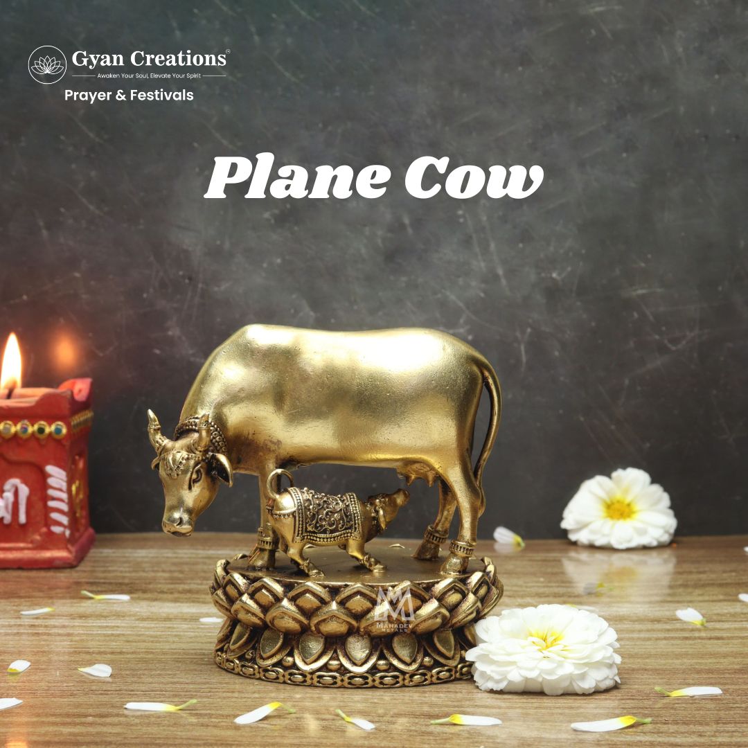 Plane cow idol